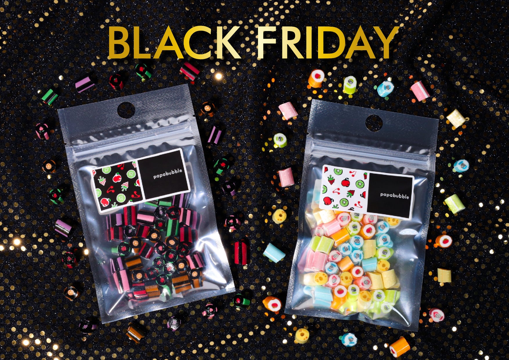 フェスキメ　バカラ　まとめ売り ブラックに染まったフルーツ柄や、紙幣をモチーフにしたデザインなど