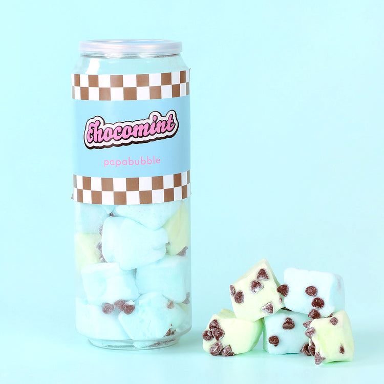 【チョコミント】チョコミントマシュマロ缶 ロング ミックス