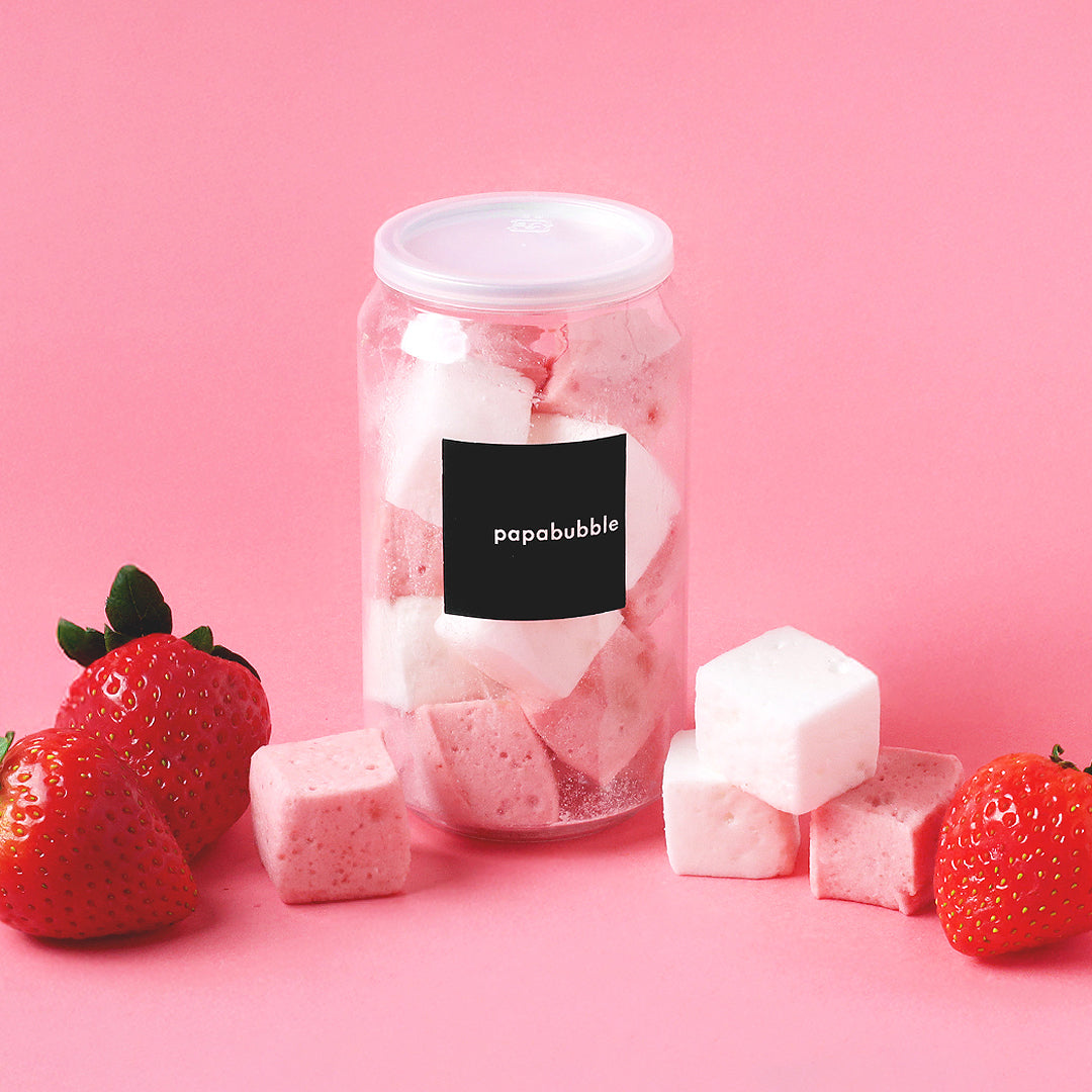 いちご】マシュマロ缶 いちご – PAPABUBBLE ONLINE