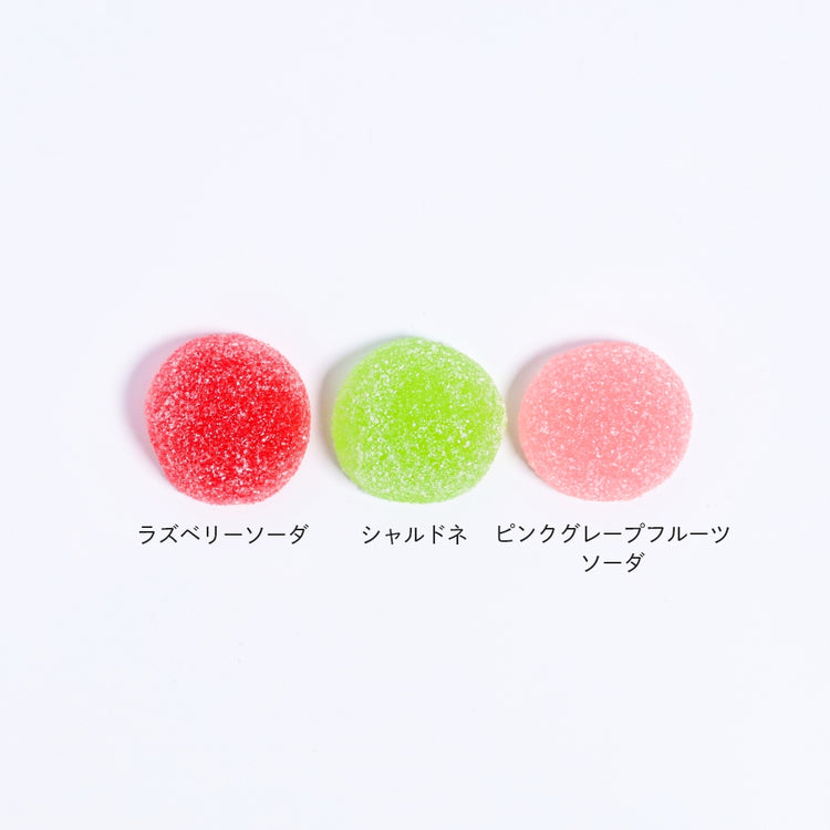 バブレッツ 9個入り (ラズベリーソーダ/シャルドネ/ピンクグレフルソーダ)