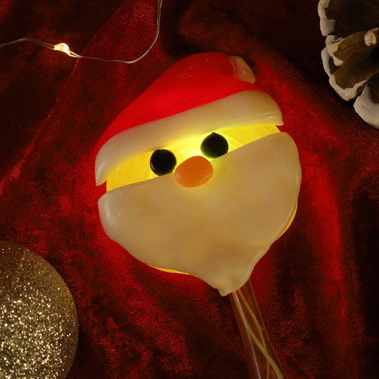 【クリスマス】光るサンタロリポップ