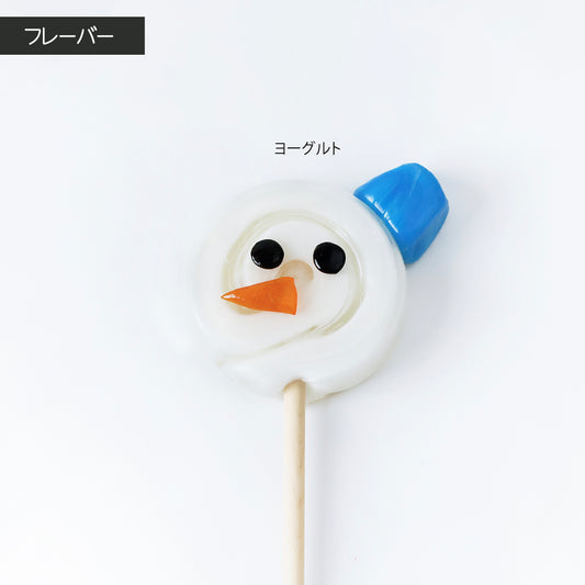 【クリスマス】スノーマンロリポップ