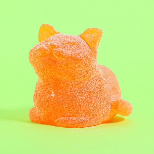 【猫】おててないないネコバブレッツ  (オレンジ)
