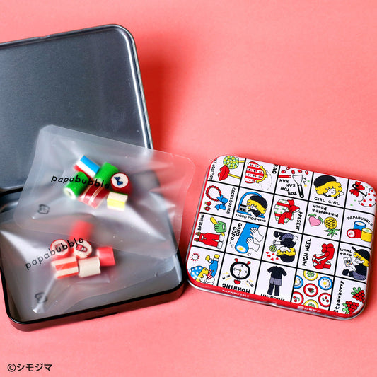 【シモジマ】PAPABUBBLE×シモジマ　キャンディ缶