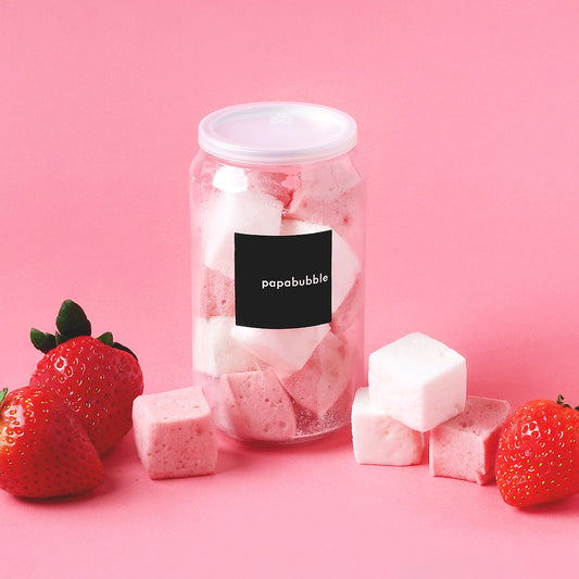 【いちご】マシュマロ缶　いちご