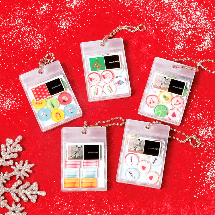 【クリスマス】アクリルシャカシャカキーホルダー (ランダム)